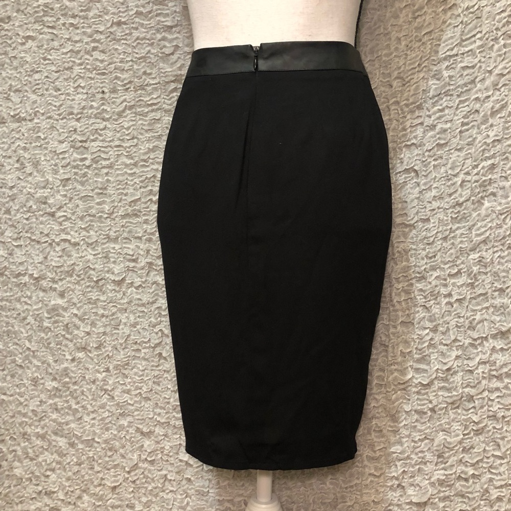 Alice + Olivia Drape Asymmetrical Pencil Skirt - Picture 6 of 7